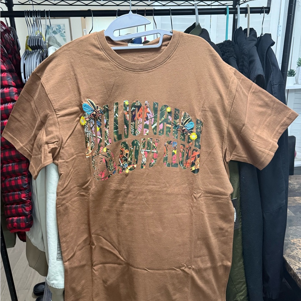 Billionaire Boys Club BB Arch Knit Toffee Graphic Tee- Sz Medium